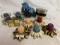 BIRD NIGHT LIGHT, 7 CANDLE HOLDERS & CLAIRE BURKE CANDLE