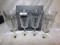 NEW IN BOX LOT OF 4 WATERFORD CRYSTAL LISMORE ICED BEVERAGE STEMS