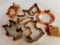 LOT OF 6 COPPER COOKIE CUTTERS (NEW)