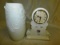 WHITE KAIZER VASE / PS CLOCK