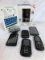 LOT OF 6 VINTAGE CELL PHONES & TOM TOM GPS (note: only one charge cord)