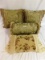 LOT OF 4 THROW PILLOWS