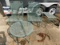 4 PIECE IRON PATIO SET ~ 2 TABLES ~ 2 CHAIRS (LOCAL PICKUP ONLY)