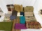 BOX LOT OF LARGE AMOUNT OF FABRIC YARDAGE & PIECES