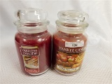 NEW YANKEE CANDLE FALL FESTIVAL & SPARKLING CINNAMON LOT OF 2