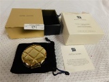 NEW IN BOX ESTEE LAUDER GOLDEN QUILT PRESSED POWDER COMPACT