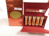 NEW IN BOX ESTEE LAUDER LIPSTICKS W/CASE