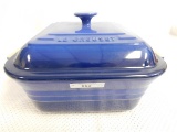 NEW LeCRUSET 3 QUART CASSEROLE W/LID