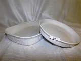 2 pcs. CORNINGWARE BAKE WARE DISHES