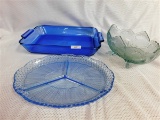 3 PIECE KITCHEN GLASS LOT ~ 10 1/2