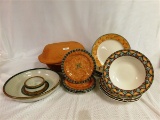 LOT OF SOUTHWESTERN DISHES & BAKE WARE