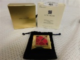 NEW IN BOX ESTEE LAUDER TARTAN COMPACT W/LUCIDITY POWDER