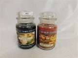 LOT OF 2 YANKEE CANDLES ~ FALL FESTIVAL & HOLIDAY TWINKLE