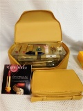 NEW IN BOX ESTEE LAUDER CASE FULL OF MAKEUP & BRUSH CASE