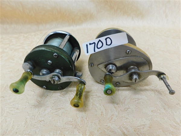 LOT OF 2 FISHING REELS 1 SHAKESPEARE CLASSIC 1972
