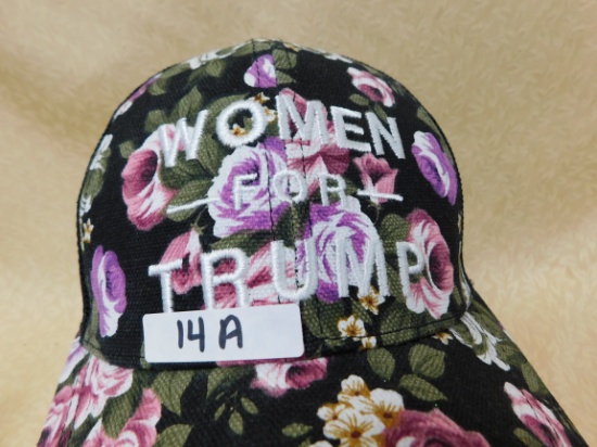 WOMEN FOR TRUMP FLORAL CAP