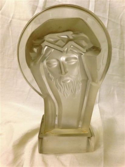 CRYSTAL JESUS STATUE 6"  3/4