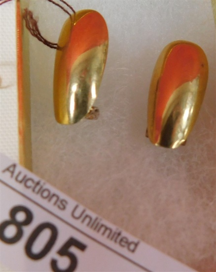 14K YELLOW GOLD EARRINGS