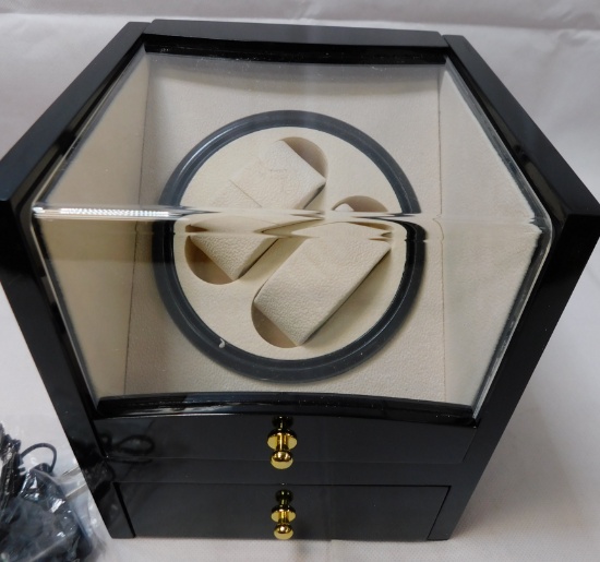 AUTOMATIC WATCH WINDER 2+2 WITH DRAWER