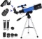 MaxUSee 70mm Refractor Telescope with Tripod & Finder Scope for Kids & Astronomy Beginners Portable