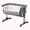 Bedside Sleeper Bedside Crib Easy Folding Portable CribGrey