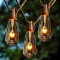 Outdoor String Lights 20Ft with 20 Edison Bulbs Vintage Bistro String Lights Waterproof Patio String