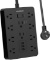 Surge Protector with USB, TESSAN Power Strip Flat Plug with 10 Widely Spaced AC Outlets and 3 Chargi