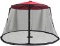 Outdoor 9FT Patio Umbrella Table Cover Mosquito Polyester Netting Screen,Black