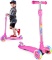 Scooters for Kids 3 Wheel Kick Scooter for Toddlers Girls & Boys, 4 Adjustable Height, Lean to Steer