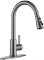  Commercial Single Handle Pull Out Stainless Steel Brushed Nickel Kitchen Faucet, Kitchen Sink Fauce
