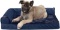 Plush Sofa Orthopedic Dog Bed, L Shaped Chaise Dog Bed, Ergonomic Contour Cradle Lounger, Calming Do