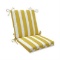 Striped Chair Cushion (Pineapple Yellow)(Polyester) Outdoor Cushion