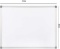 Magnetic White Board Small Dry Erase Board 24'' x 32'' Aluminium Frame White Board  With Magnets ~ H