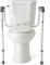 Medline Toilet Safety Rails Safety Frame for Toilet with Easy Installation Height Adjustable Legs Ba