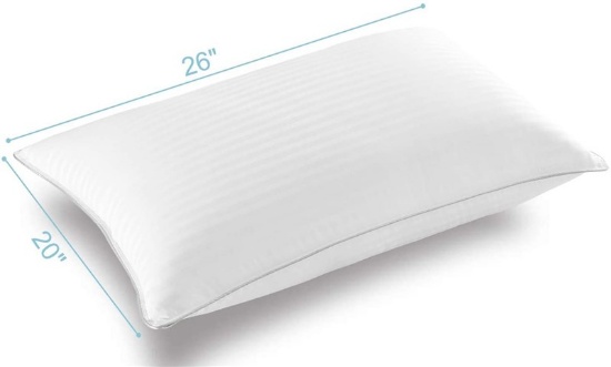 Down Alternative Standard Size Bed Pillow 20" x 26"