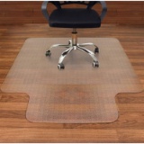 Office Chair mat for Hardwood Floor 53 x 45 inches Easy Glide for Chairs Flat Without Curling Floor