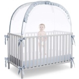 Baby Crib Tent Safety Crib Net to Keep Baby in Pop Up Crib Tent Canopy Keep Baby from Climbing Out