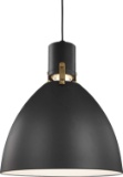 LED Pendant Lighting Black 1-Light (14