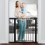 Baby Gate for Stairs and Doorways 29.53''- 37.8''/ 29.53''- 32.28'' Auto Close Indoor Child Gates fo