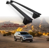 Roof Rack Cross Bar Compatible for Jeep Grand Cherokee 2011-2020, Aluminum Black Matte Powder Coated
