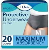 Disposable Underwear Male Medium, 73520, Maximum, 20 Ct