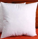 Decorative Throw Pillow Insert Cotton Fabric 24 x 24 Inches Down and Feather Sofa Couch Pillow Inser