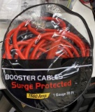 Booster Cables surge protected 1500 amp 1 gauge 30 ft with quick connect