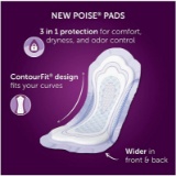 Poise Incontinence Pads Maximum Absorbency Regular Length 48 Count