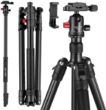 Professional Camera Tripod with Phone Mount 62