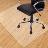 Home Office Chair Mat for Hardwood Floor 30'' x 48'' Clear Floor Mat for Rolling Chairs Floor Protec