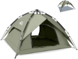 Instant Pop Up Camping Tents for 2-3 Person Family Dome Waterproof Sun Shelters Backpacking Tents Qu