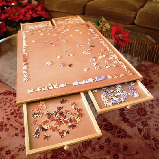  Standard Wooden Jigsaw Puzzle Plateau-The Complete Puzzle Storage System