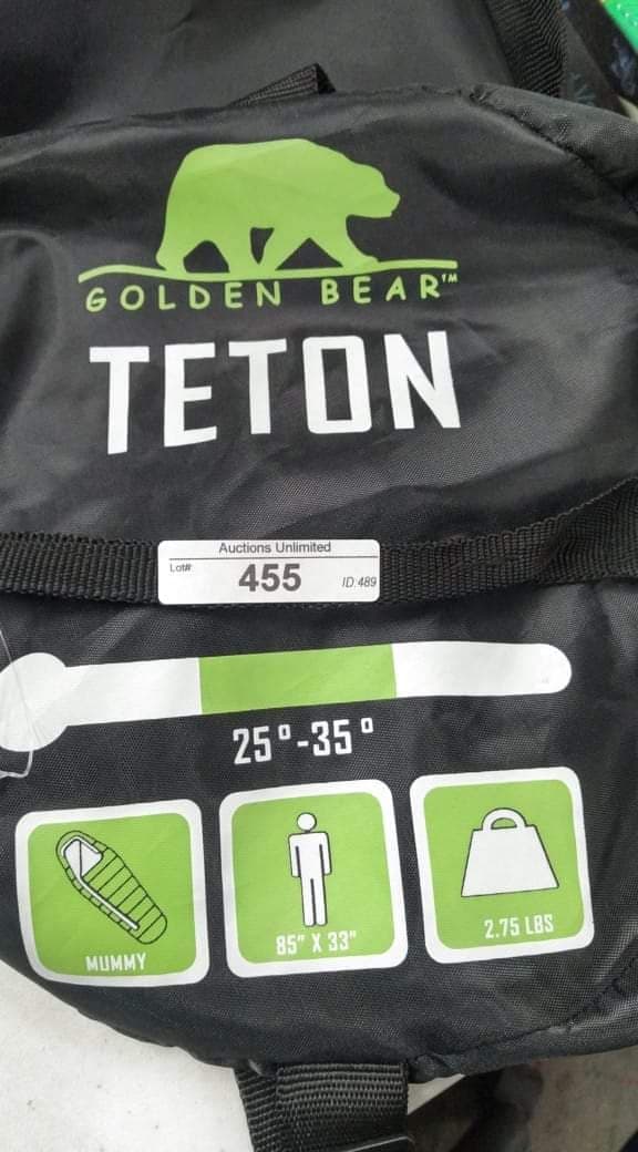 Golden bear sleeping bag sale