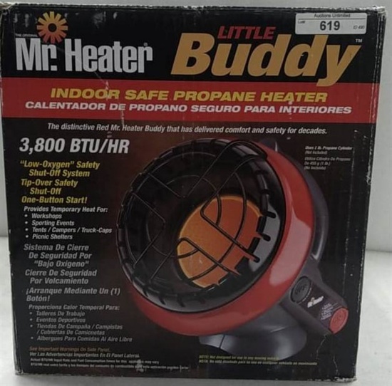 Mr. Heater Little Buddy 3800 BTU/HR Indoor Safe Propane Heater